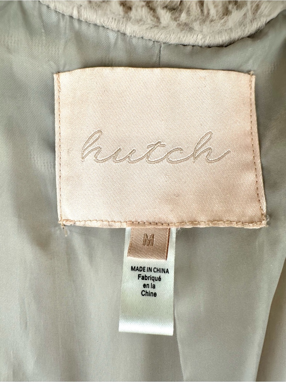 Hutch Anthropologie Florita Faux Fur Floral Zip Up Coat - Picture 8 of 12